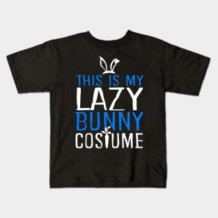 This Is My Lazy Bunny Costume Kids T-Shirt